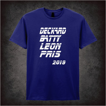 Deckard, Batty, Leon & Pris 2019 – Softstyle Unisex Graphic T-Shirt