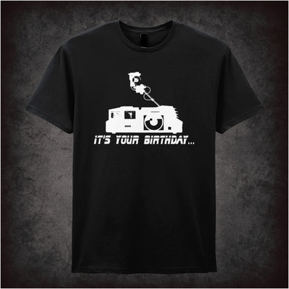 Voight Kampff It's Your Birthday  Blade Runner inspired unisex T-shirt with graphic design 