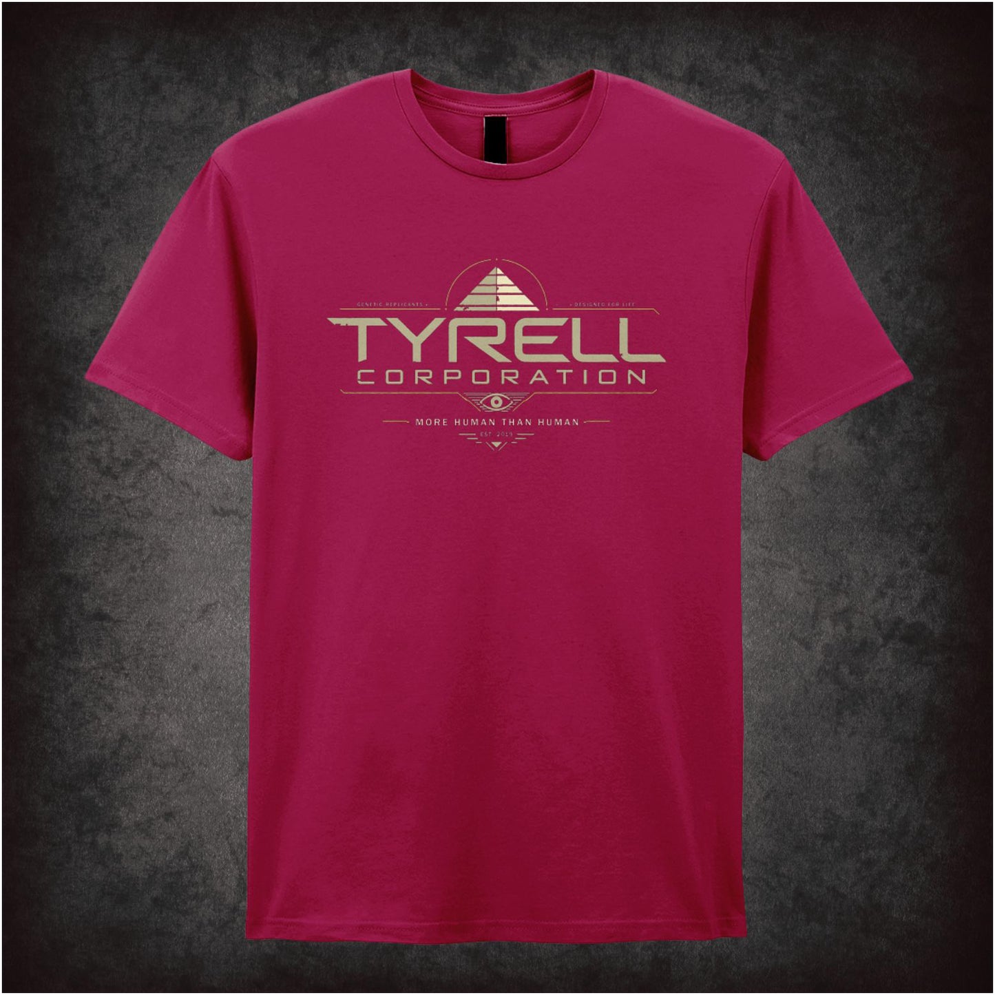 Tyrell Corporation ‘more human than human’ slogan T-shirt from Blade Runner