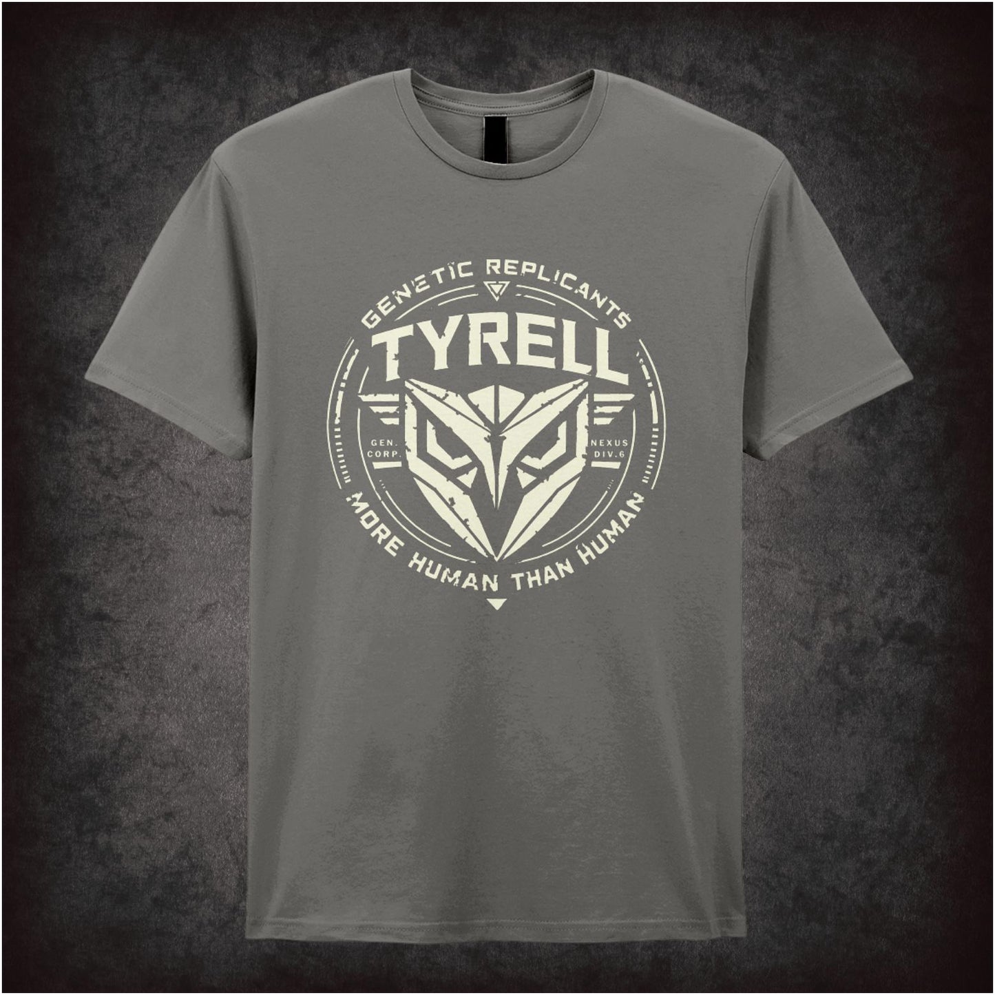 Tyrell genetic replicants logo ‘more human than human’ T-shirt from Blade Runner