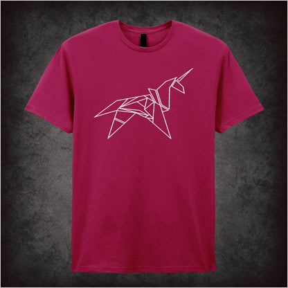 Origami Unicorn – Softstyle Unisex Graphic T-Shirt