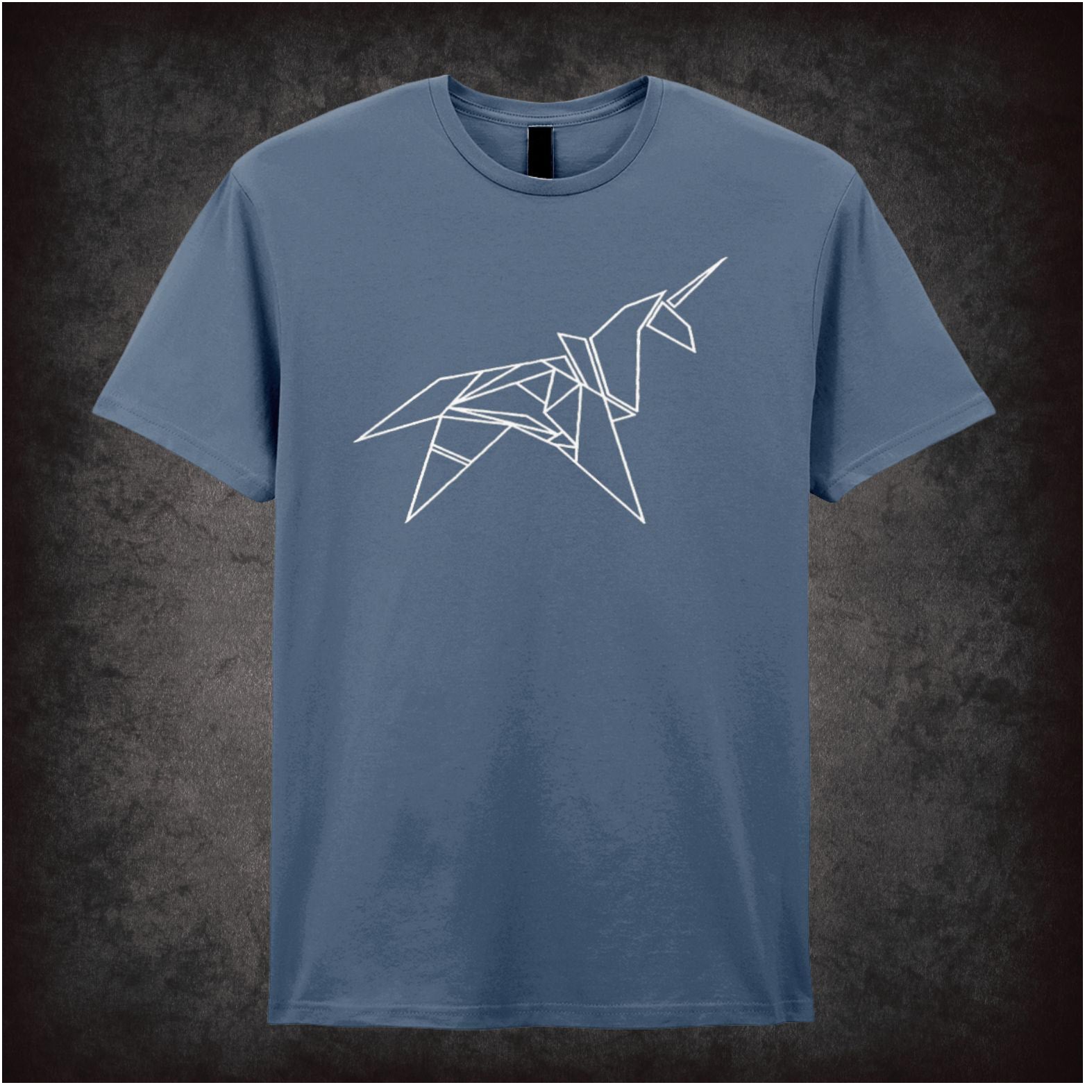 Origami Unicorn Blade Runner inspired unisex T-shirt with graphic design