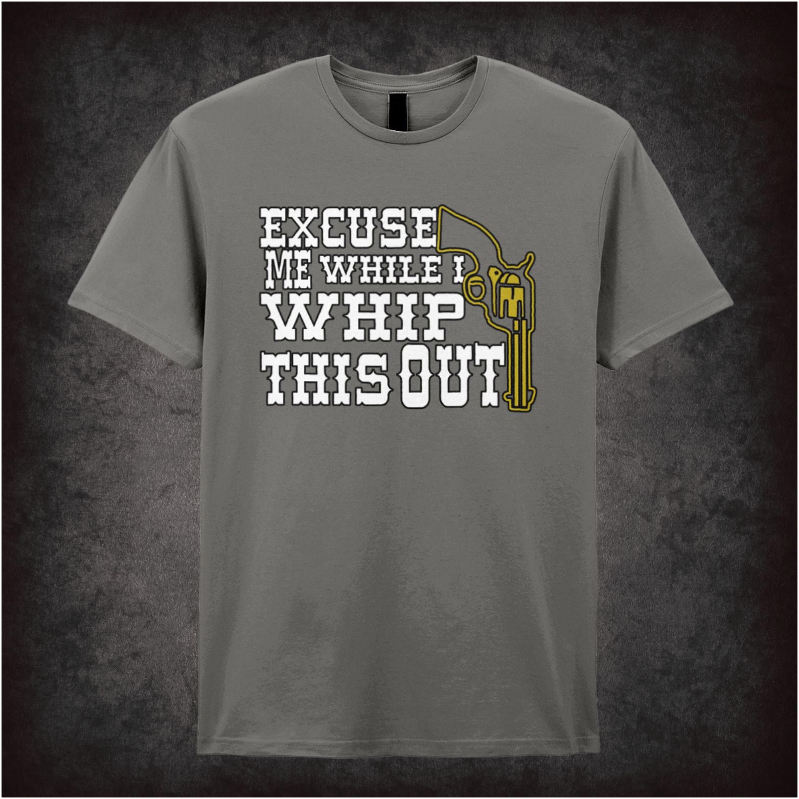 Excuse Me While I Whip This Out Blazing Saddles inspired unisex T-shirt with graphic design