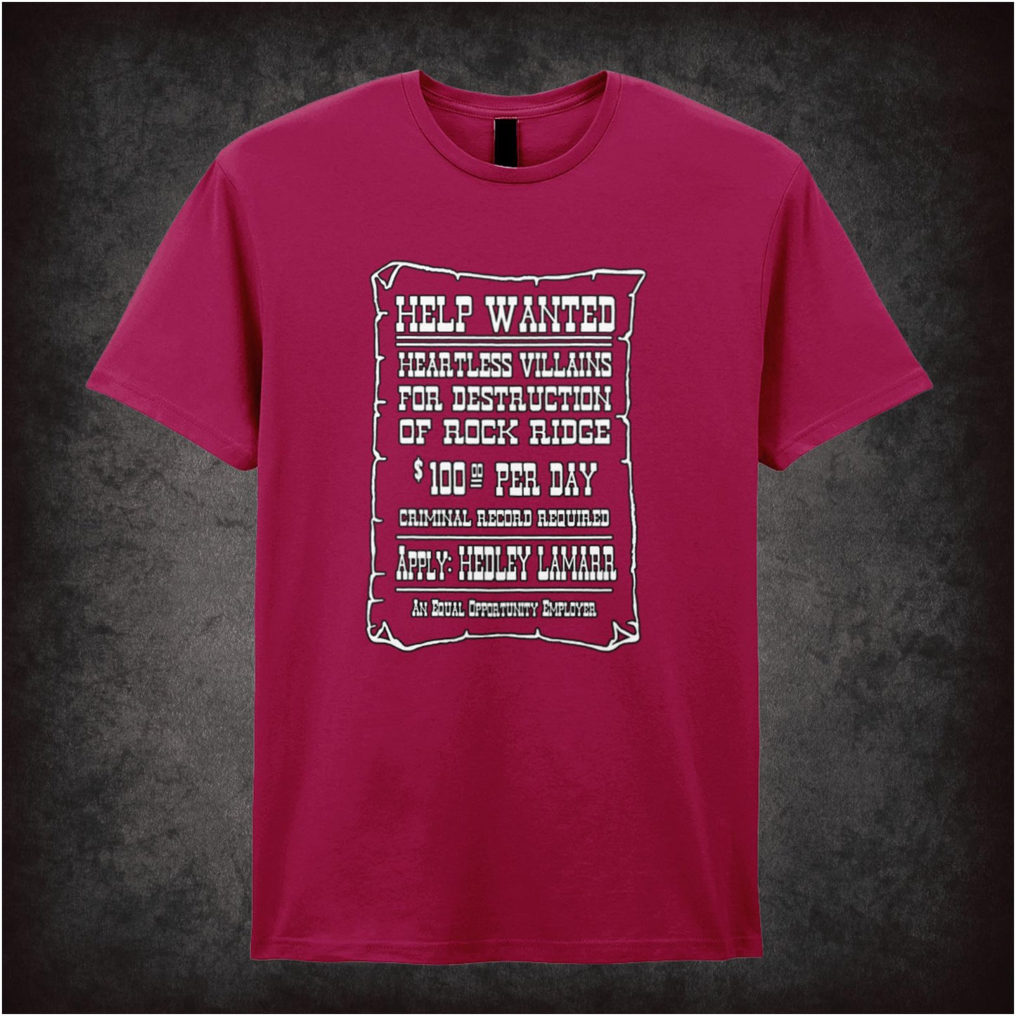 Help Wanted Poster – Softstyle Unisex Graphic T-Shirt