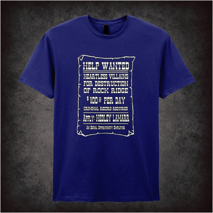 Help Wanted Poster – Softstyle Unisex Graphic T-Shirt