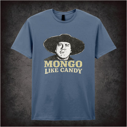 Mongo face ‘Mongo like candy’ quote T-shirt from Blazing Saddles