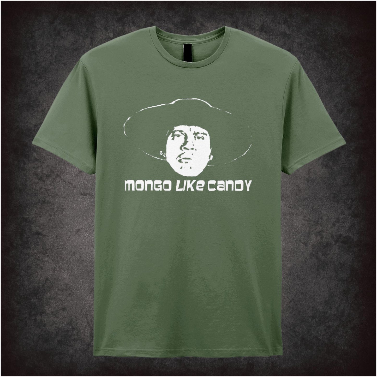 Mongo Like Candy Blazing Saddles inspired unisex T-shirt with graphic design