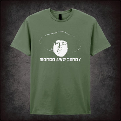 Mongo Like Candy Blazing Saddles inspired unisex T-shirt with graphic design