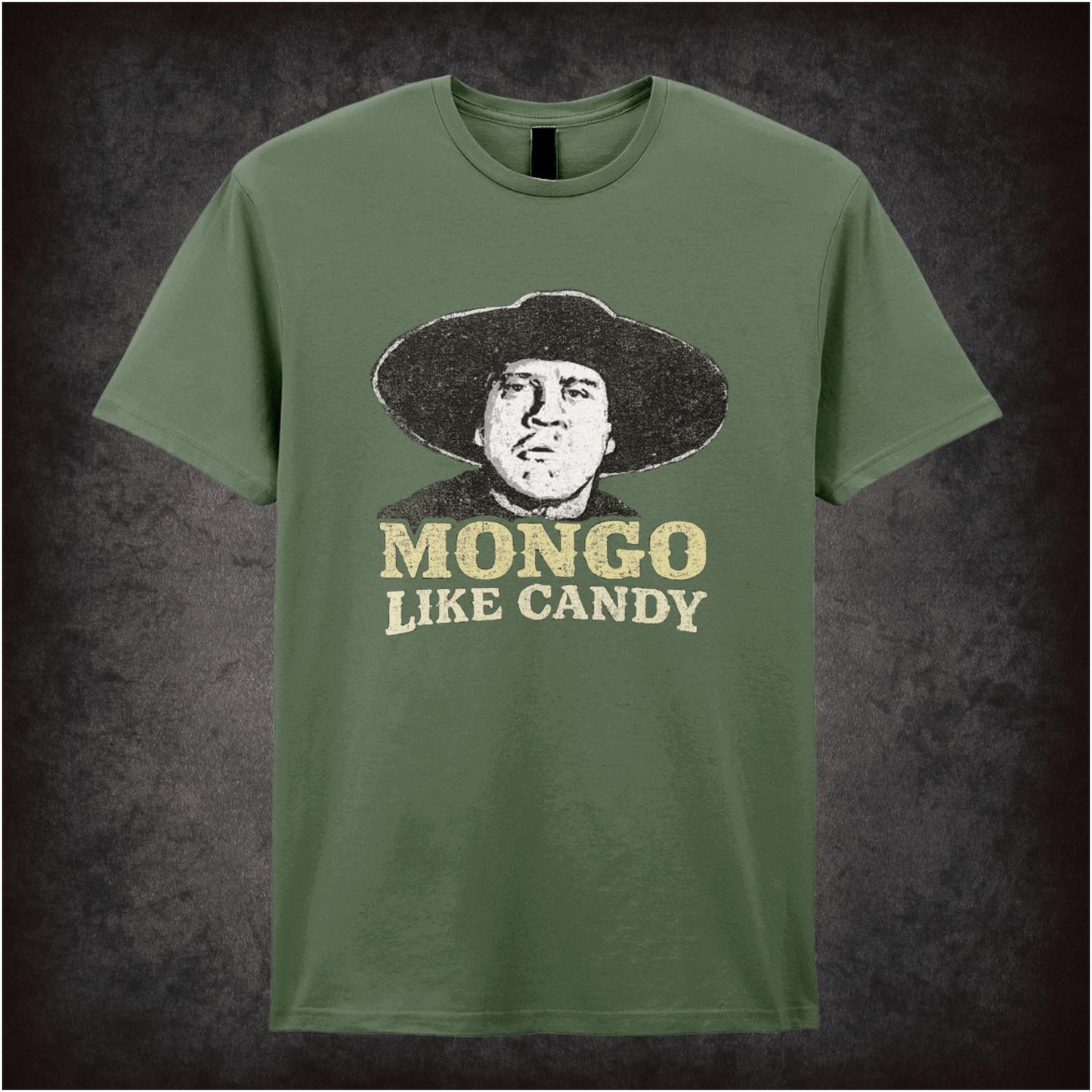 Mongo Like Candy – Cult Comedy Graphic T-Shirt
