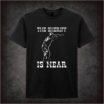 The Sheriff Is Near – Softstyle Unisex Graphic T-Shirt