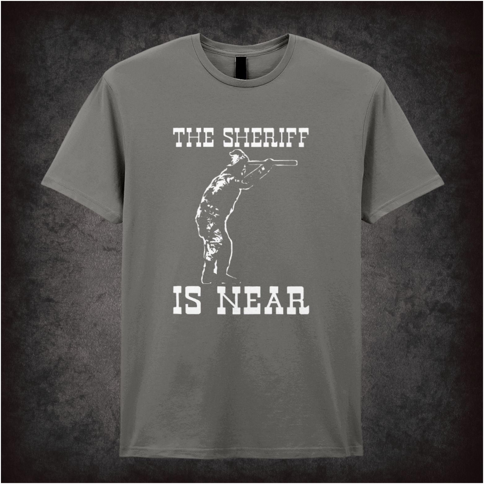 The Sheriff Is Near Blazing Saddles inspired unisex T-shirt with graphic design