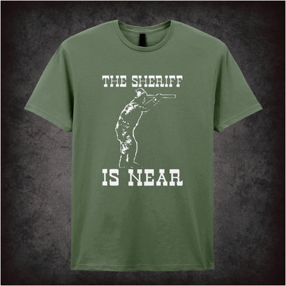The Sheriff Is Near – Softstyle Unisex Graphic T-Shirt