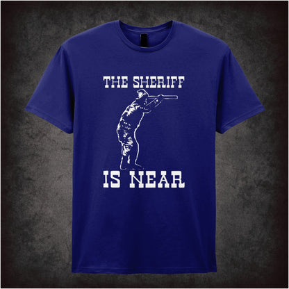 The Sheriff Is Near – Softstyle Unisex Graphic T-Shirt