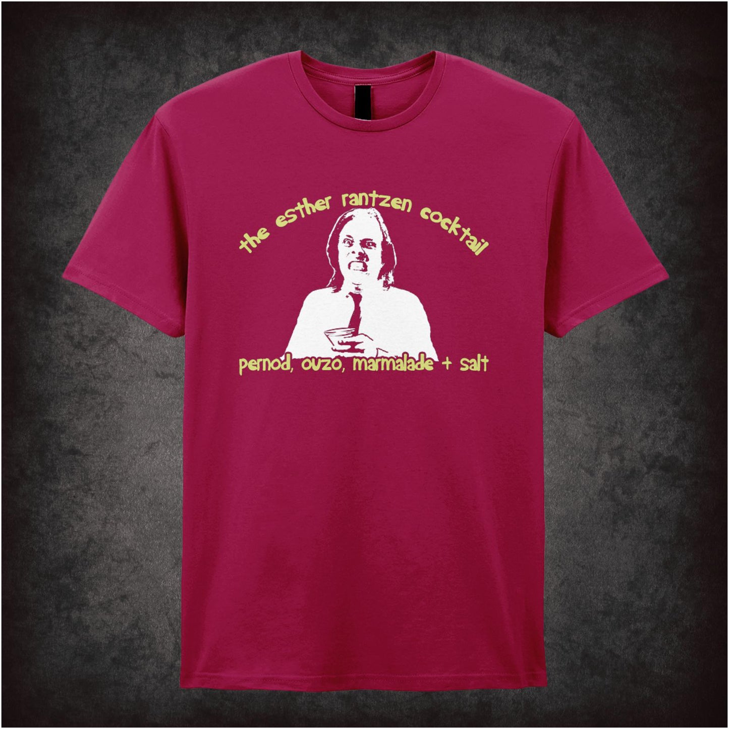 The Esther Rantzen Cocktail – Cult Comedy Graphic T-Shirt