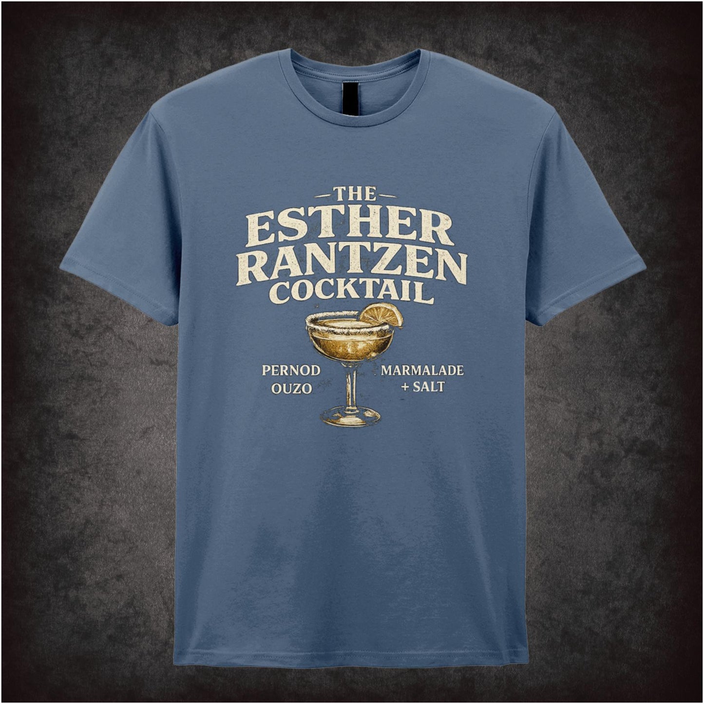 “‘The Esther Rantzen cocktail’ T-shirt from Bottom”