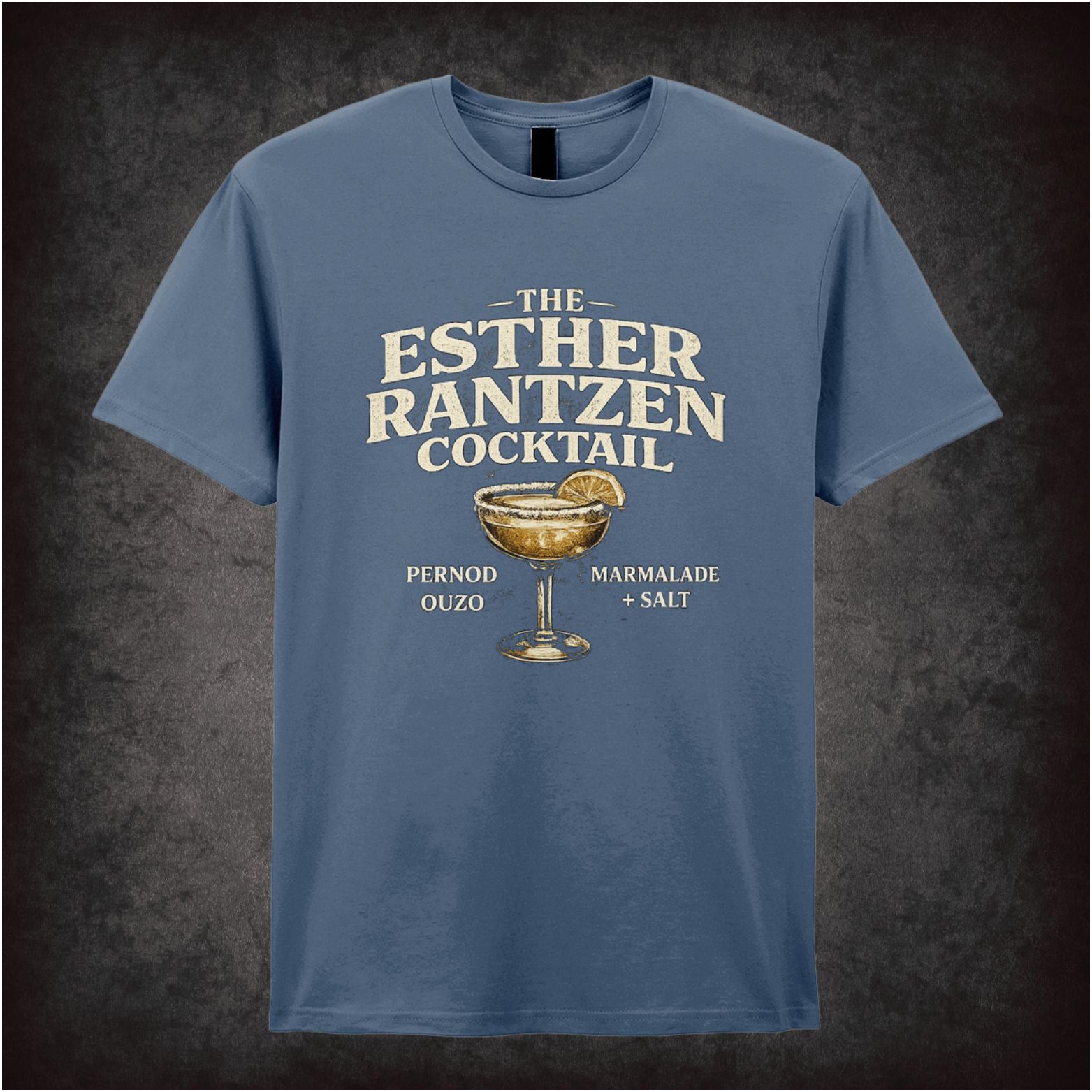 “‘The Esther Rantzen cocktail’ T-shirt from Bottom”