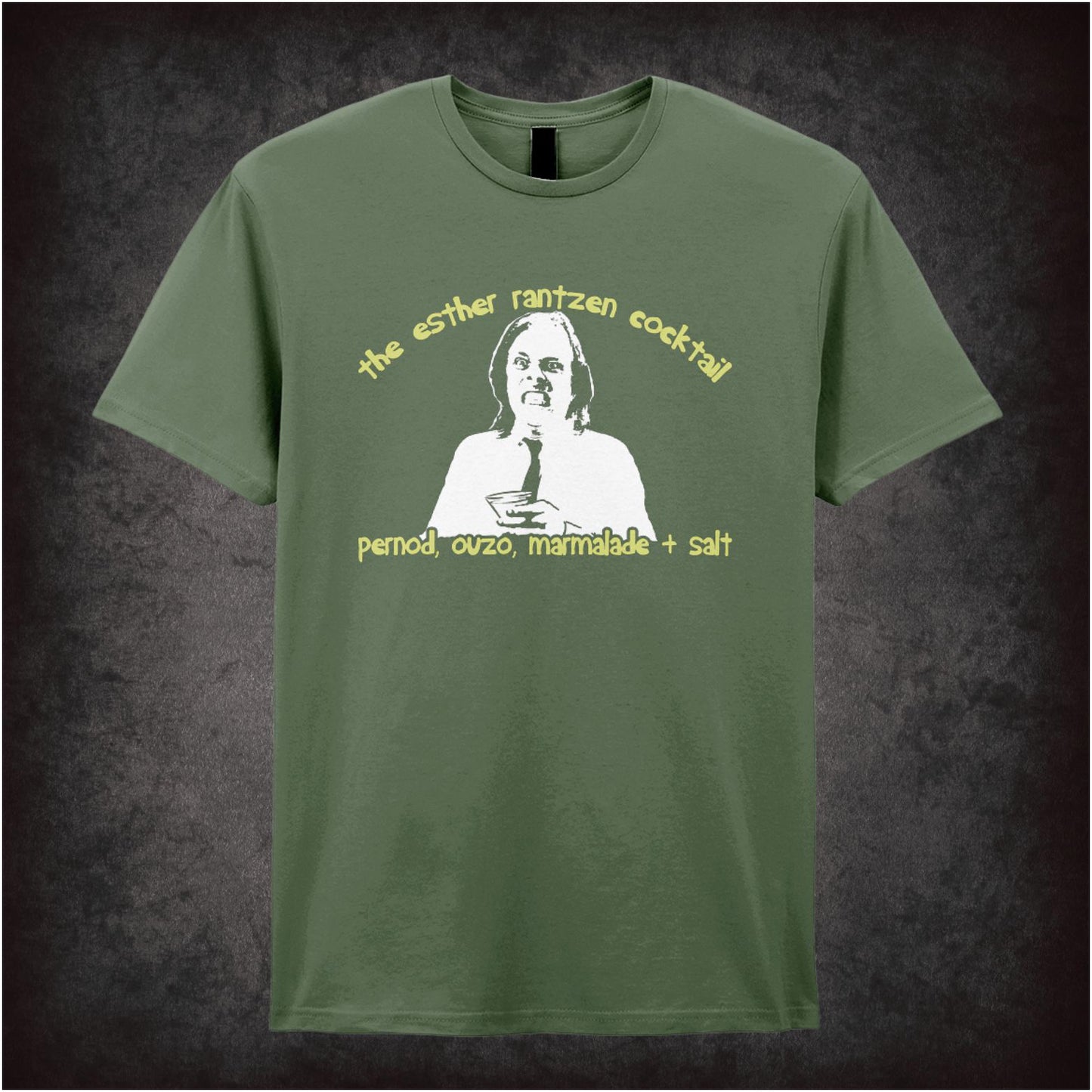The Esther Rantzen Cocktail – Cult Comedy Graphic T-Shirt