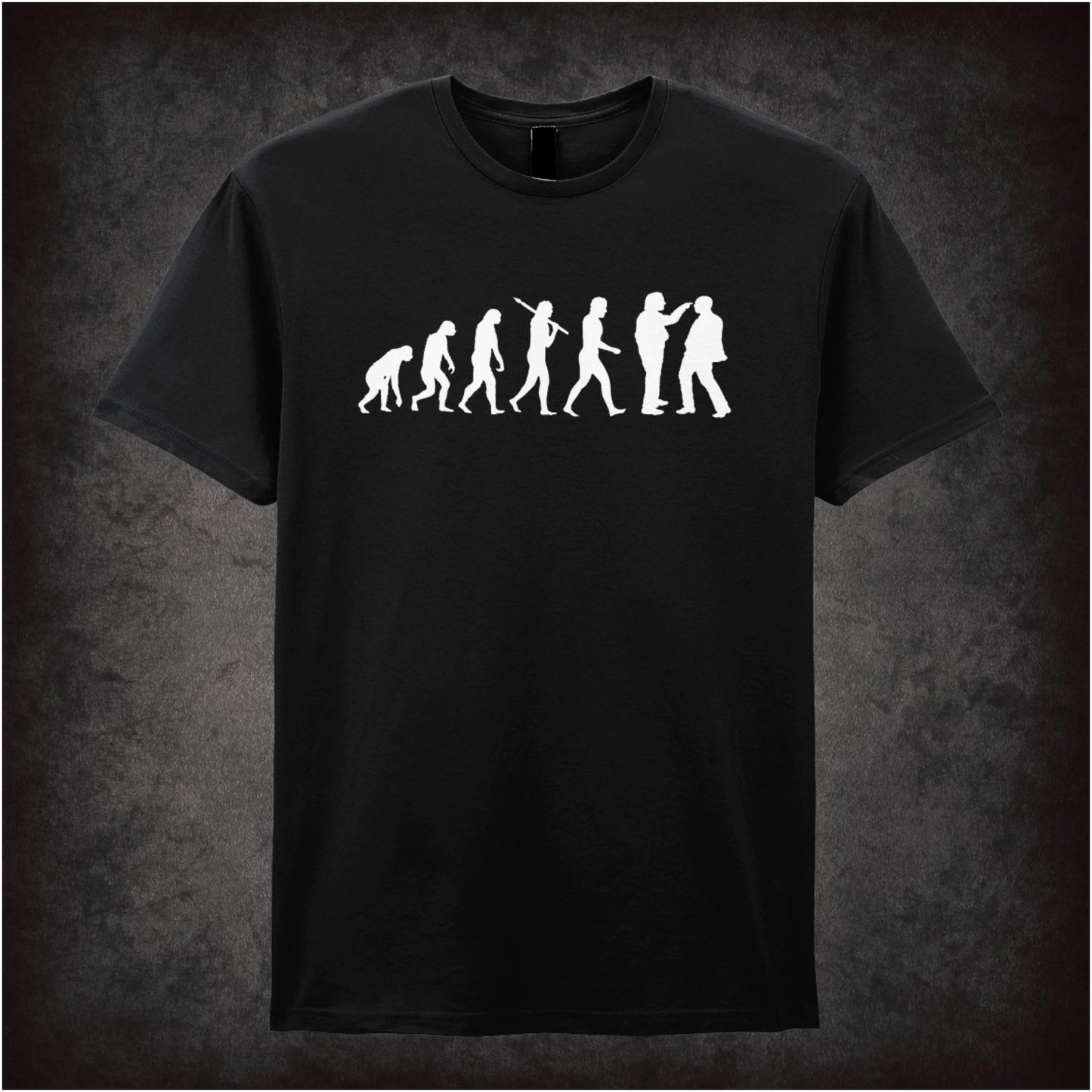 Evolution of Richie & Eddie – Cult Comedy Graphic T-Shirt