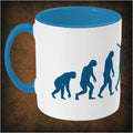 Evolution of Richie & Eddie – Two-Tone Mug