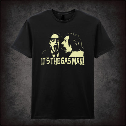 “‘It’s the gas man!’ Richie & Eddie T-shirt in black from Bottom”