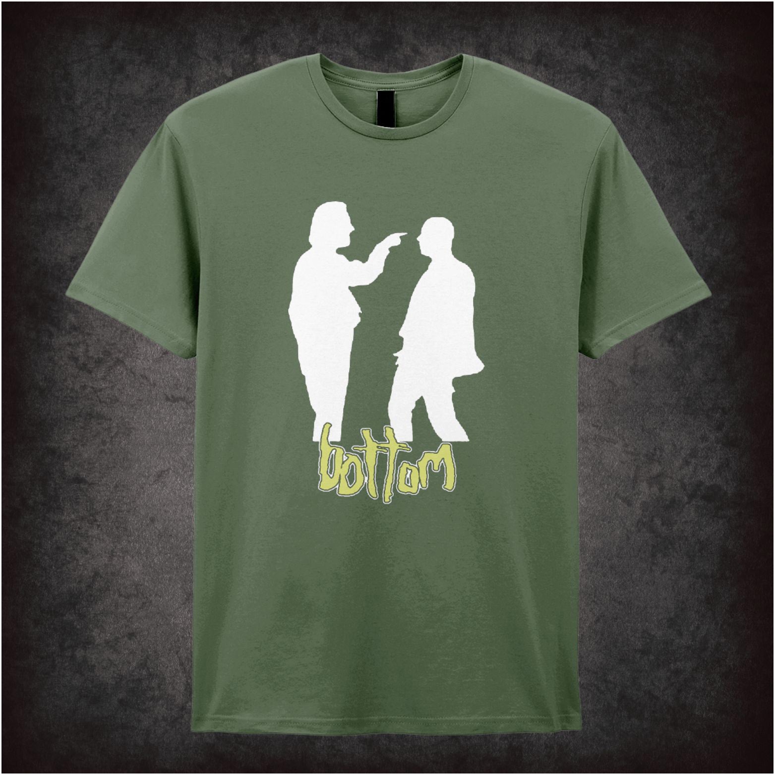 “‘Richie & Eddie silhouette logo’ T-shirt from Bottom”