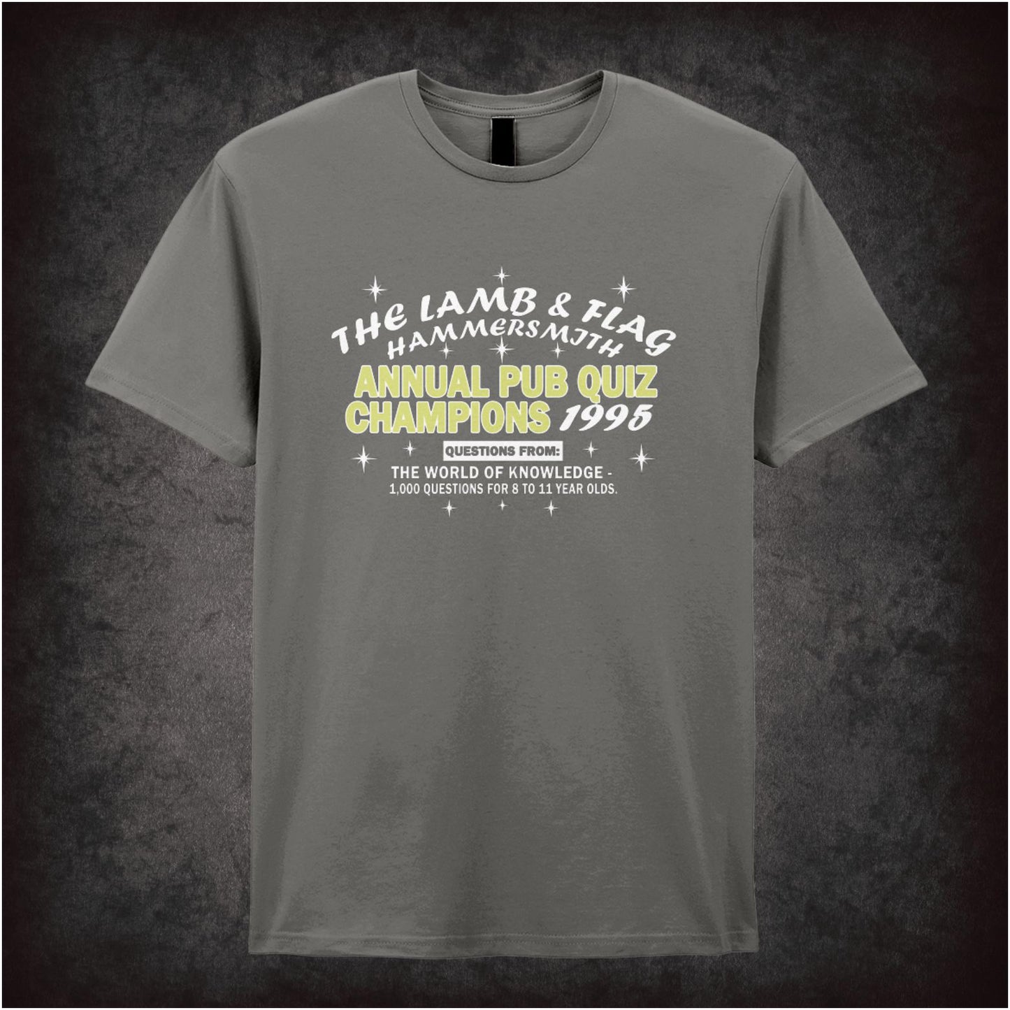 The Lamb and Flag Pub Quiz Champions 1995 – Cult Comedy Graphic T-Shirt