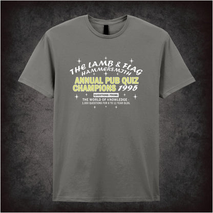 The Lamb and Flag Pub Quiz Champions 1995 – Cult Comedy Graphic T-Shirt