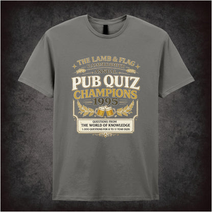 THE LAMB AND FLAG PUB QUIZ CHAMPIONS 1995