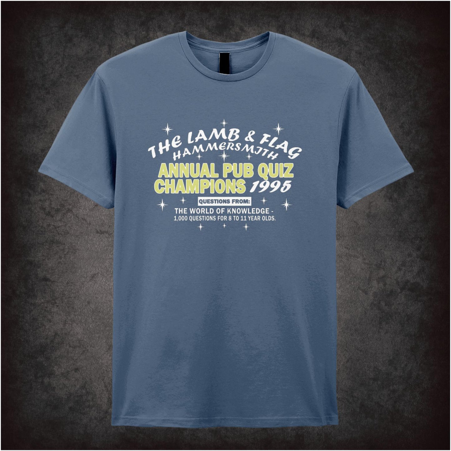 The Lamb and Flag Pub Quiz Champions 1995 – Cult Comedy Graphic T-Shirt