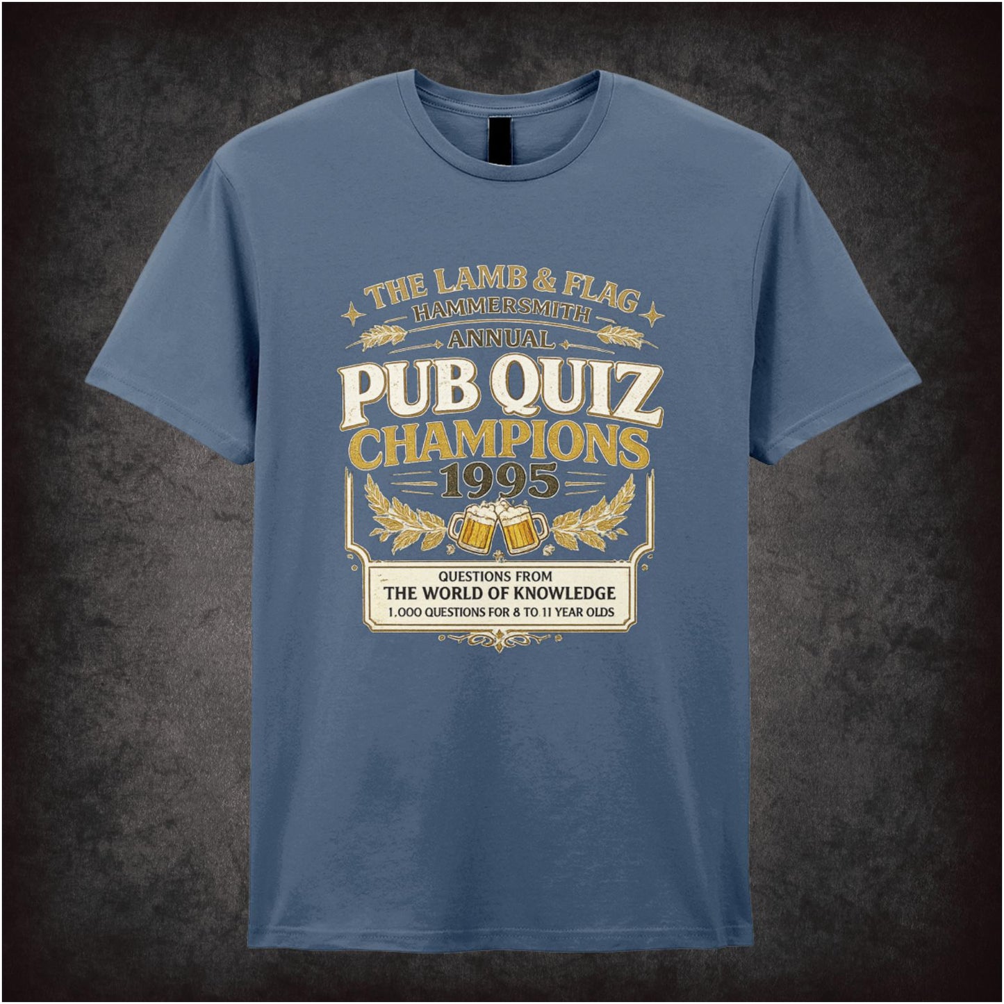 THE LAMB AND FLAG PUB QUIZ CHAMPIONS 1995