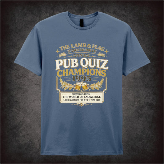 The Lamb and Flag Pub Quiz Champions 1995 – Cult Comedy Graphic T-Shirt