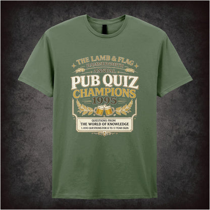THE LAMB AND FLAG PUB QUIZ CHAMPIONS 1995