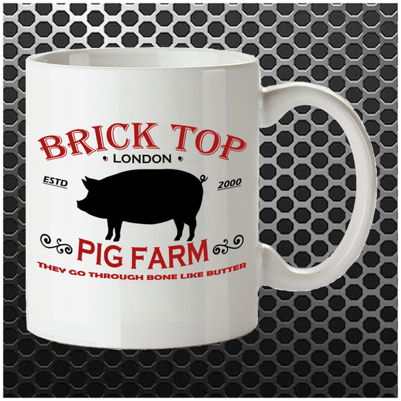 Brick Top Pig Farm - Snatch Inspired Mug