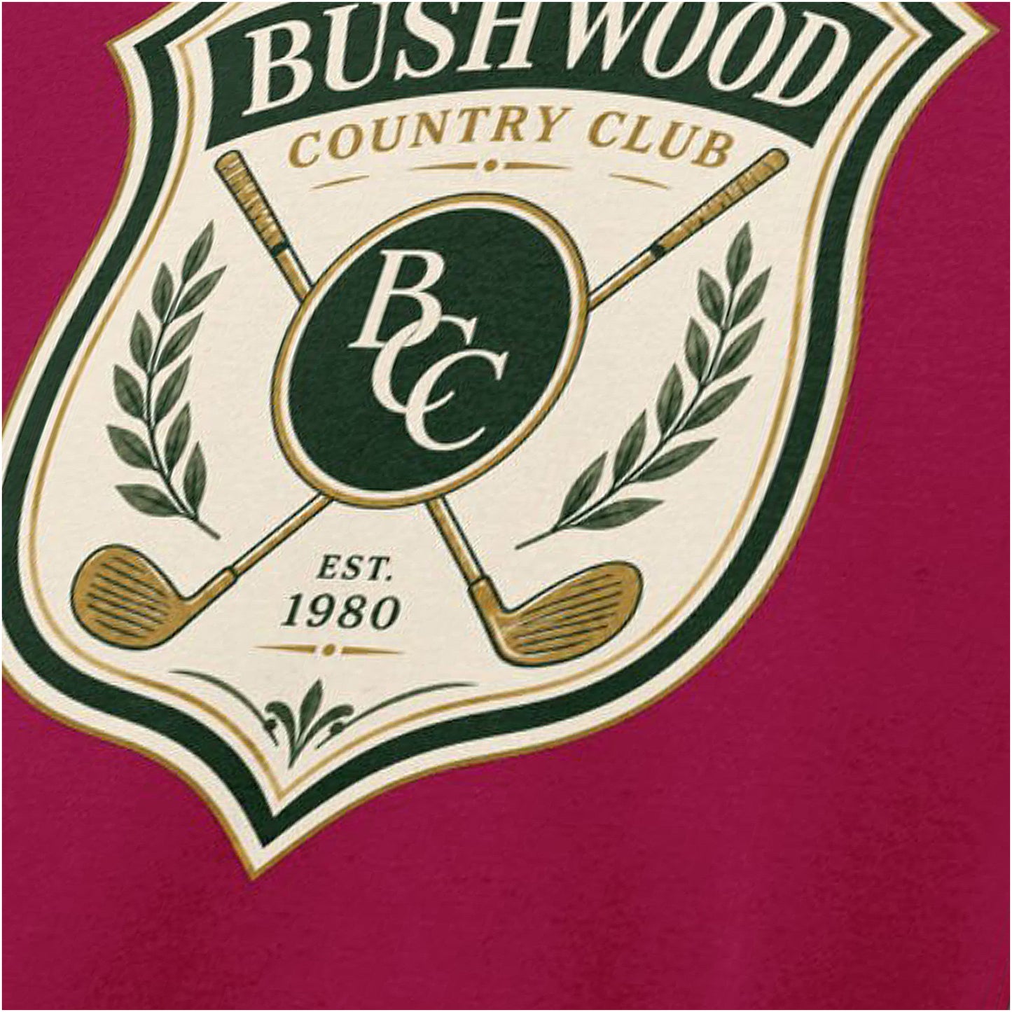 BUSHWOOD COUNTRY CLUB BADGE
