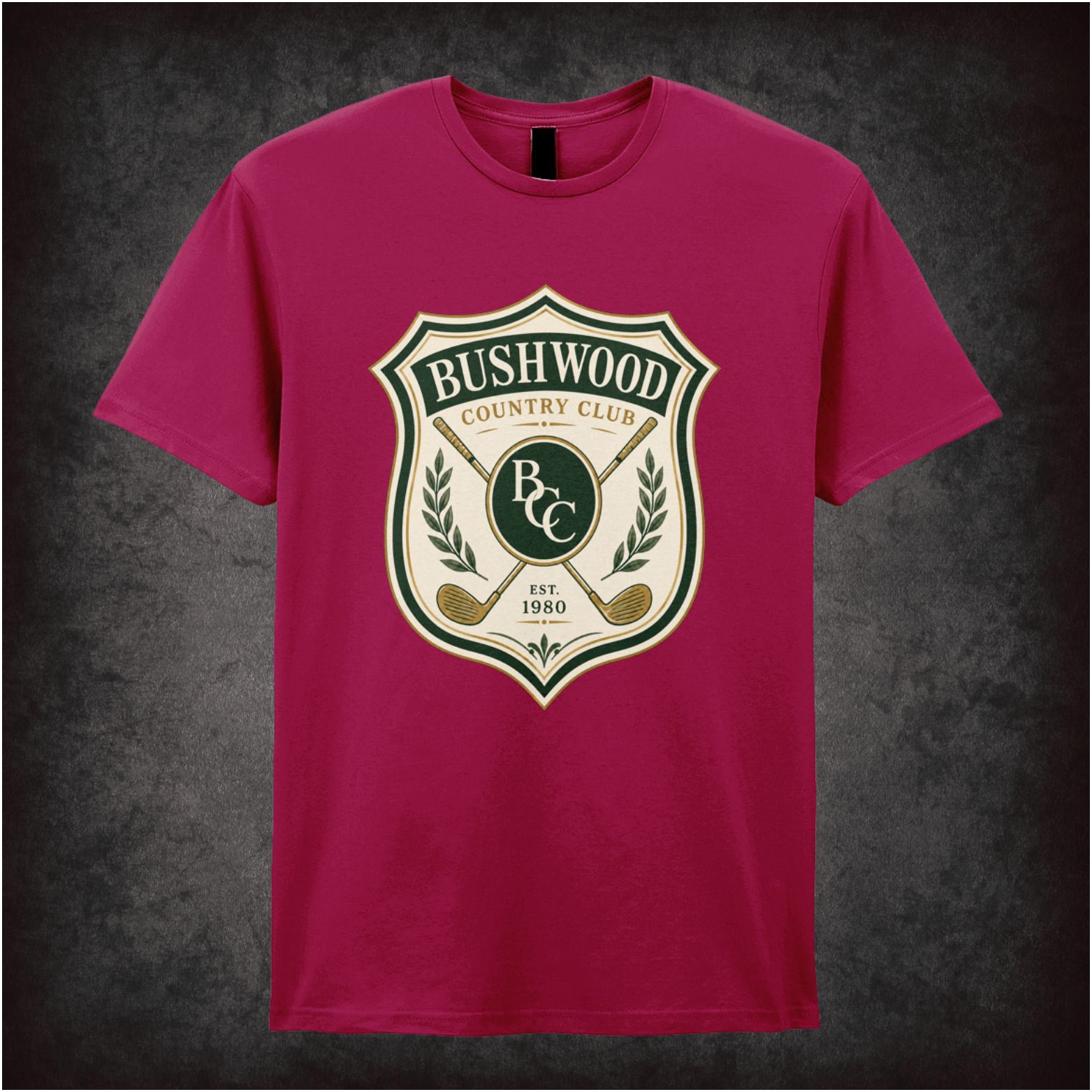 ‘bushwood country club badge’ T-shirt from Caddyshack