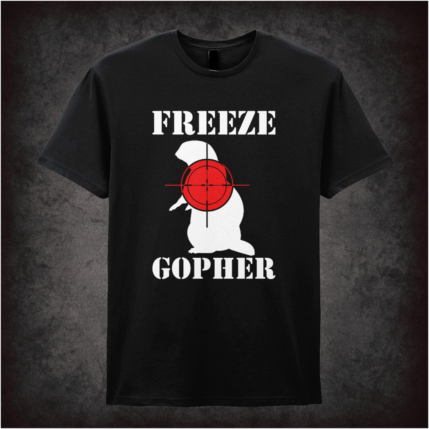 Freeze Gopher – Softstyle Unisex Graphic T-Shirt