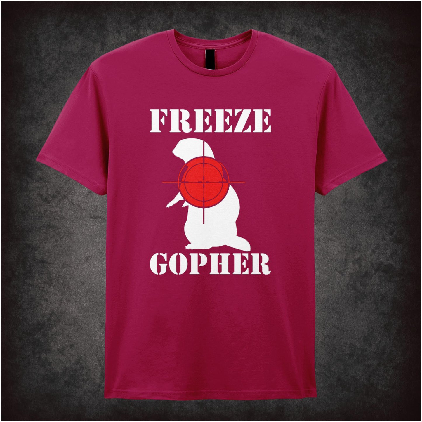 Freeze Gopher – Softstyle Unisex Graphic T-Shirt