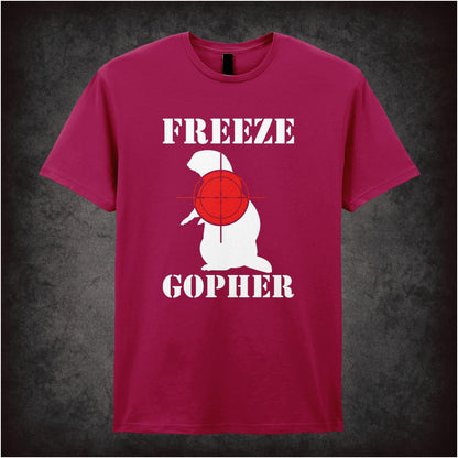 Freeze Gopher – Softstyle Unisex Graphic T-Shirt