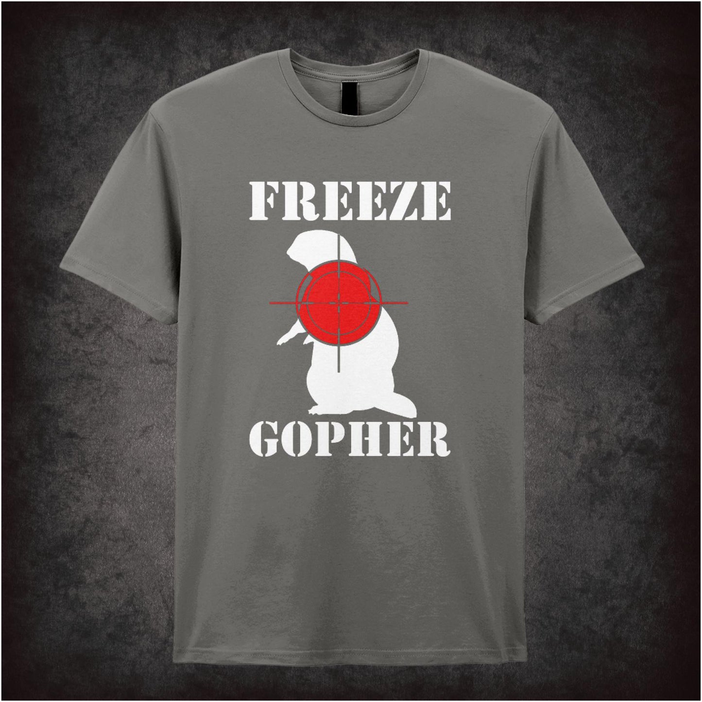 Freeze Gopher – Softstyle Unisex Graphic T-Shirt