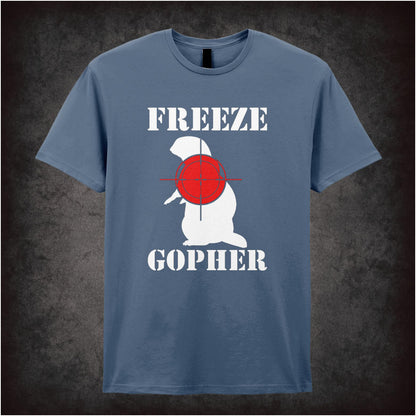 Freeze Gopher – Softstyle Unisex Graphic T-Shirt
