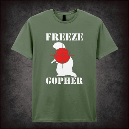 Freeze Gopher Caddyshack inspired unisex T-shirt with graphic design 