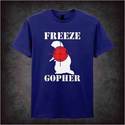 Freeze Gopher – Softstyle Unisex Graphic T-Shirt
