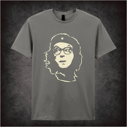 “Eric Morecambe Che Guevara-style portrait T-shirt in charcoal from Eric Morecambe”