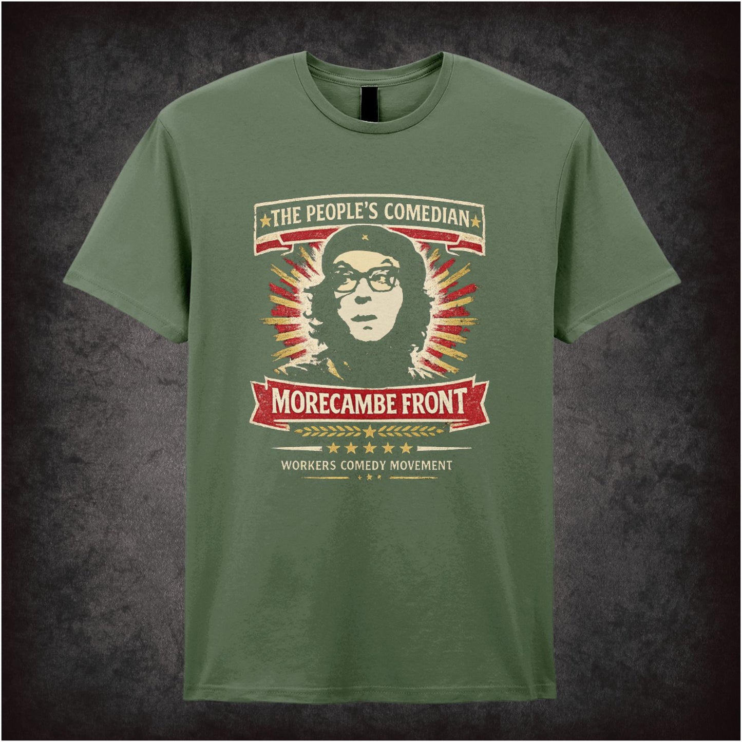 Eric Morecambe – Che Guevara Style – Cult Comedy Graphic T-Shirt