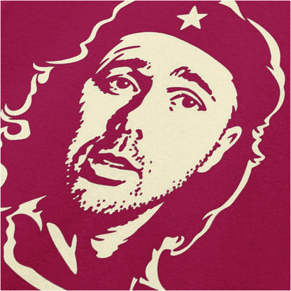 “Karl Pilkington Che Guevara-style portrait close up T-shirt in cardinal red from Karl Pilkington”