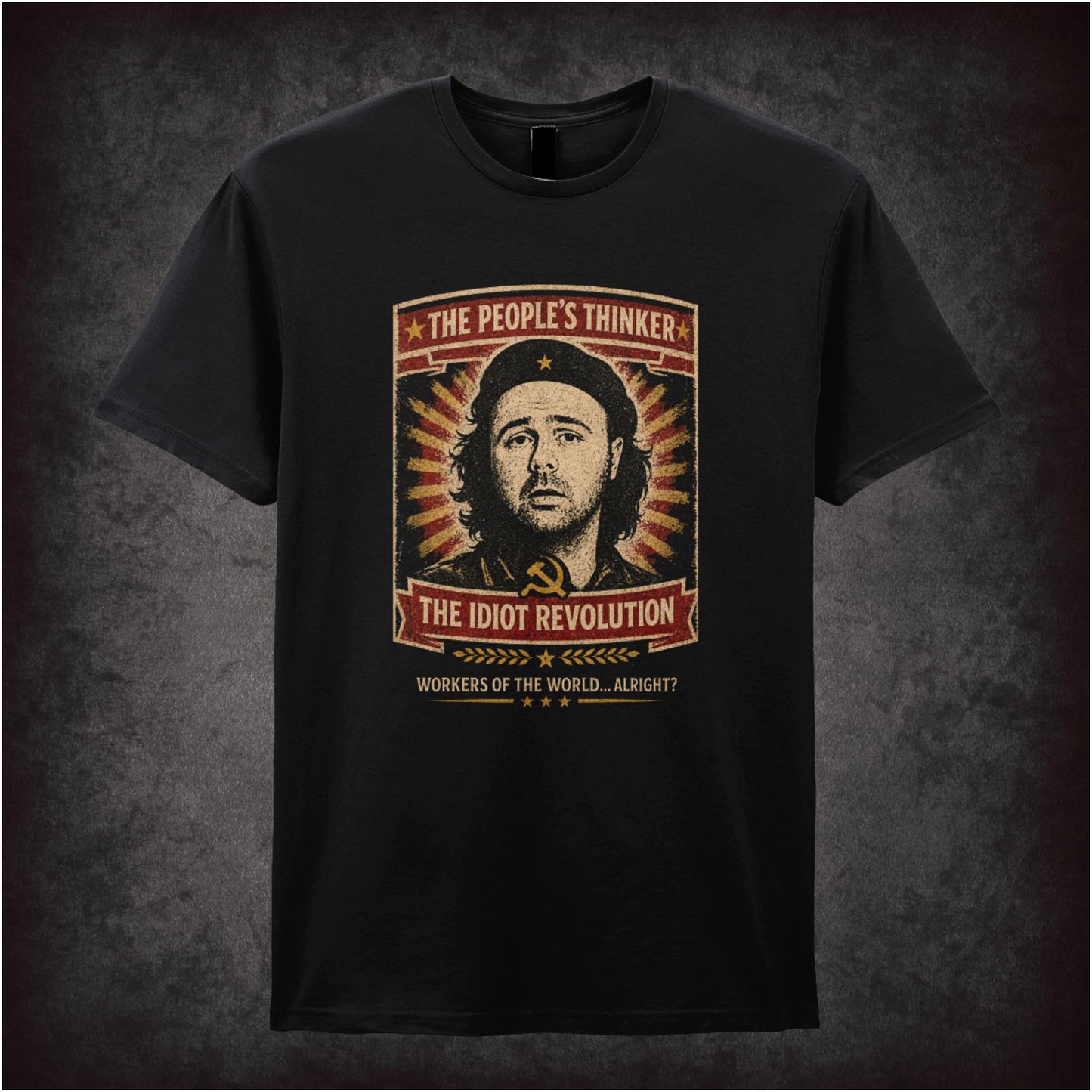 Karl Pilkington – Che Guevara Style – Cult Comedy Graphic T-Shirt