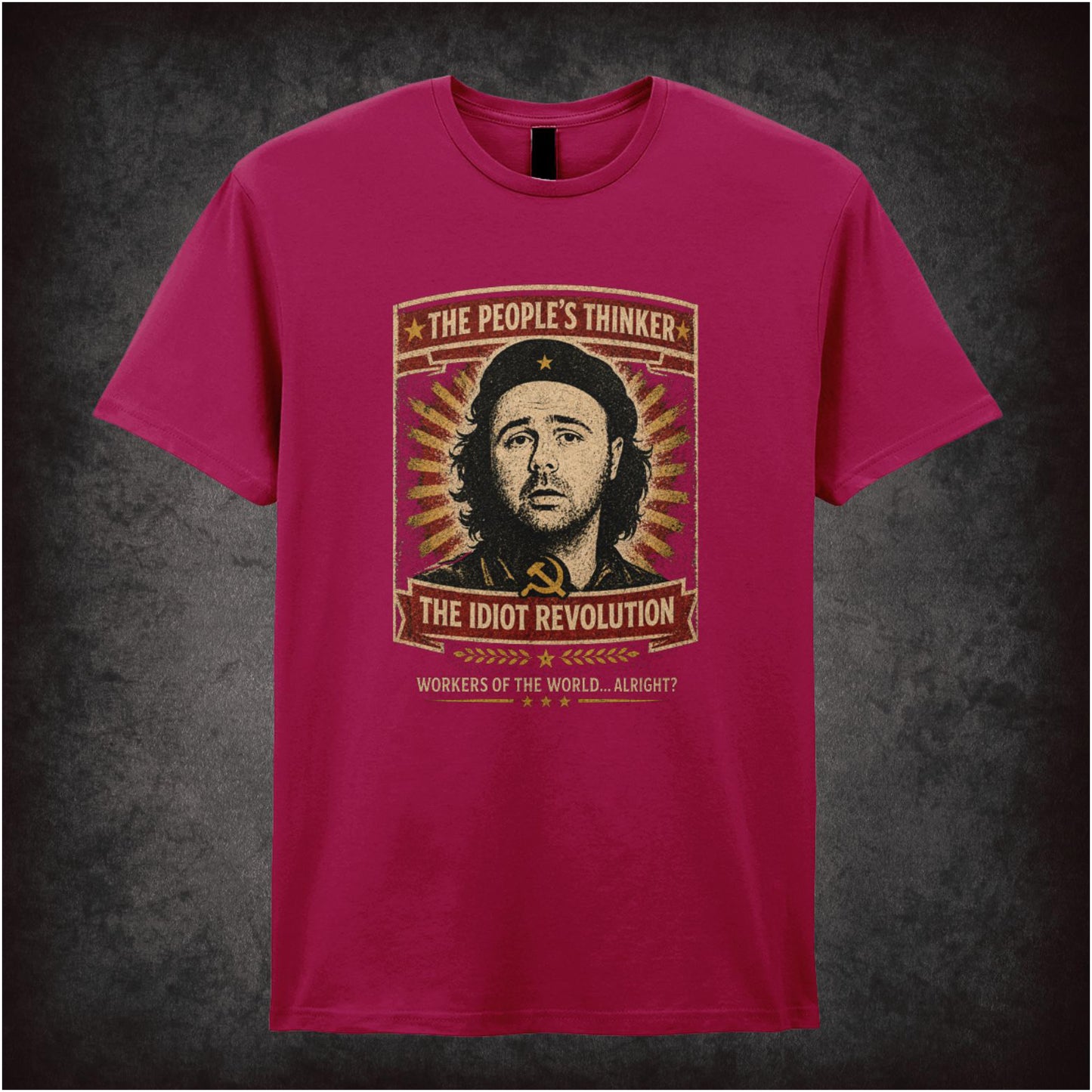 Karl Pilkington – Che Guevara Style – Cult Comedy Graphic T-Shirt