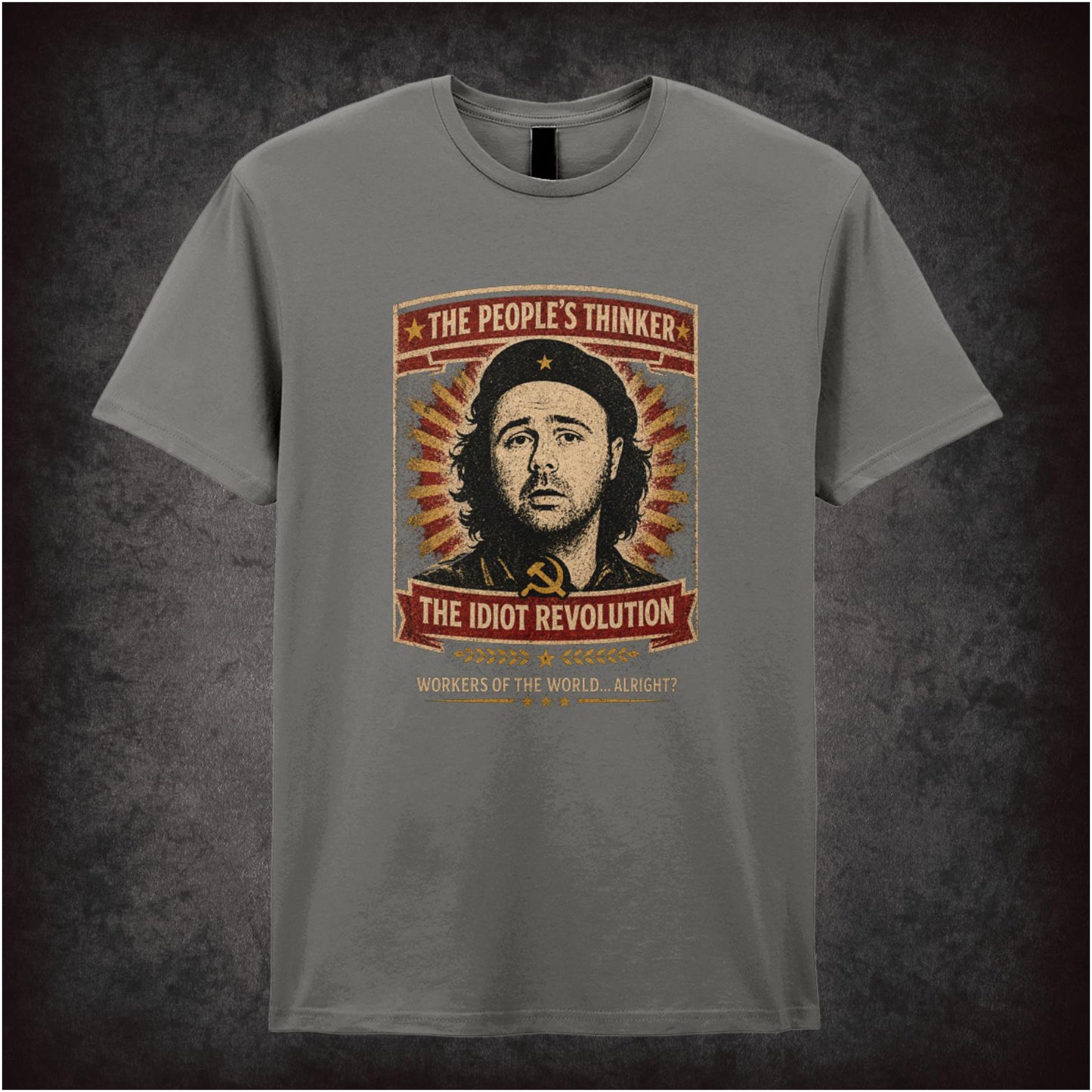 Karl Pilkington – Che Guevara Style – Cult Comedy Graphic T-Shirt