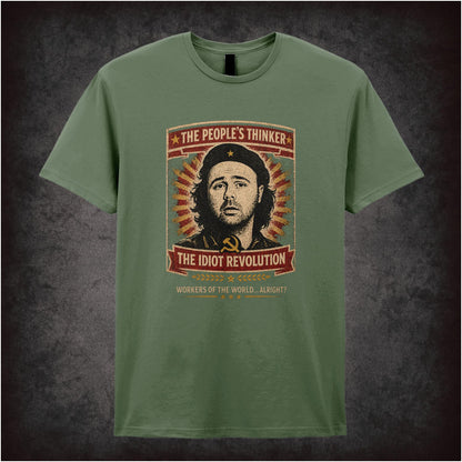 “Karl Pilkington Che Guevara-style portrait T-shirt from Karl Pilkington”