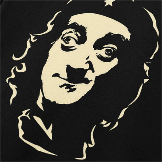 “Marty Feldman Che Guevara-style portrait close up T-shirt in black from Marty Feldman”